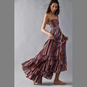 Free People Extratropical Maxi dress Plaid